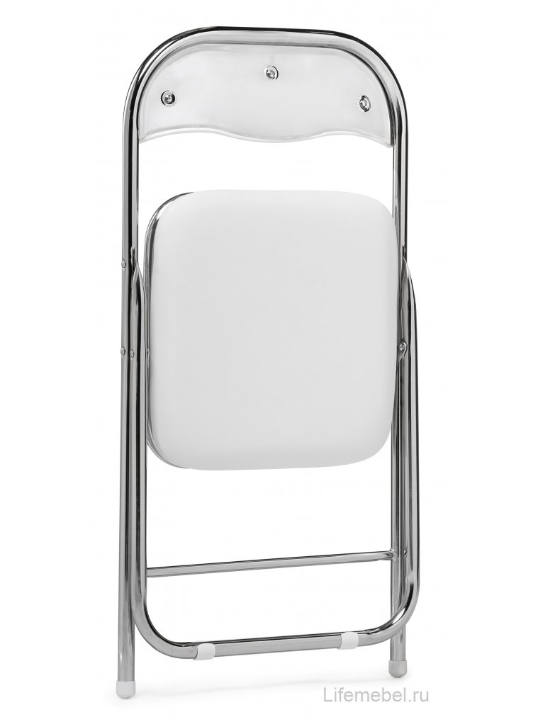 Стул на металлокаркасе Fold 01 складной white / chrome