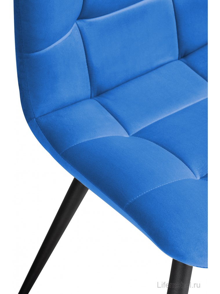 Стул на металлокаркасе Fox 01 blue / black