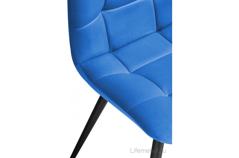 Стул на металлокаркасе Fox 01 blue / black