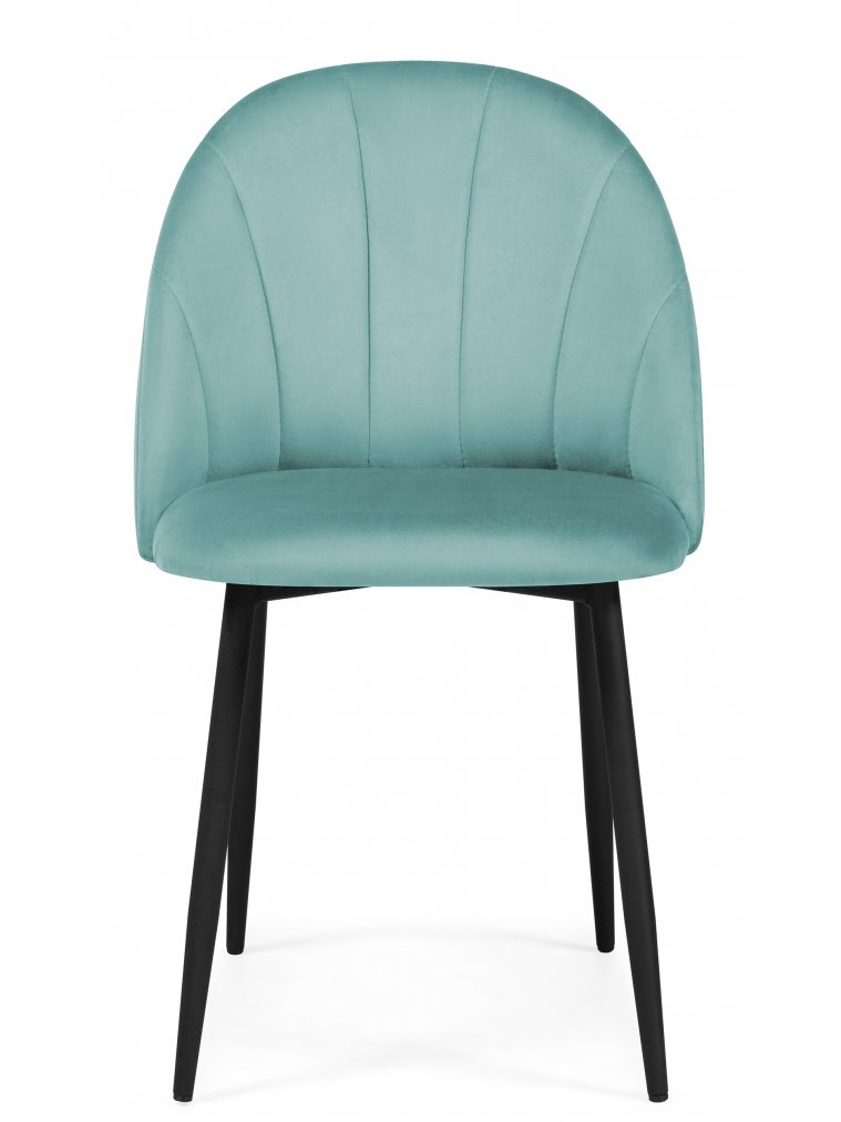 Стул на металлокаркасе Gabi 03 light blue / black