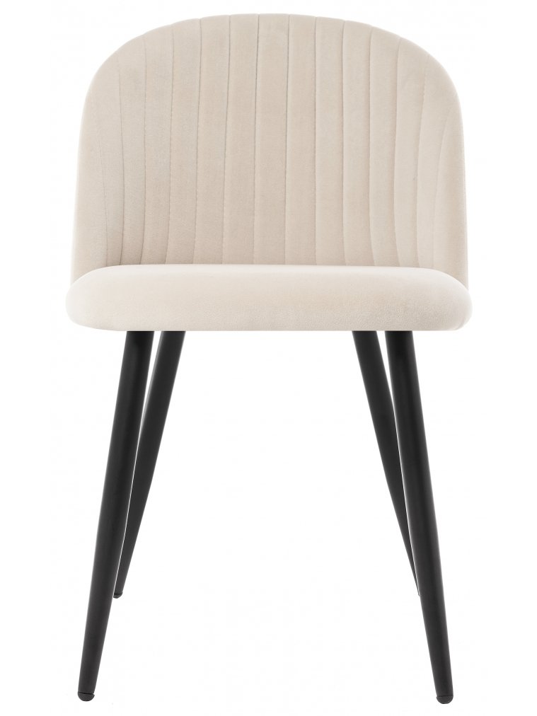Стул на металлокаркасе Gabi 1 beige / black