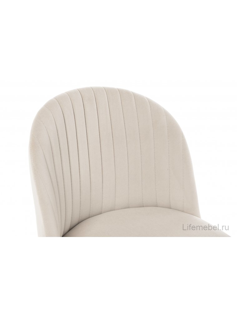 Стул на металлокаркасе Gabi 1 beige / black