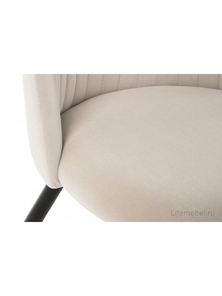 Стул на металлокаркасе Gabi 1 beige / black