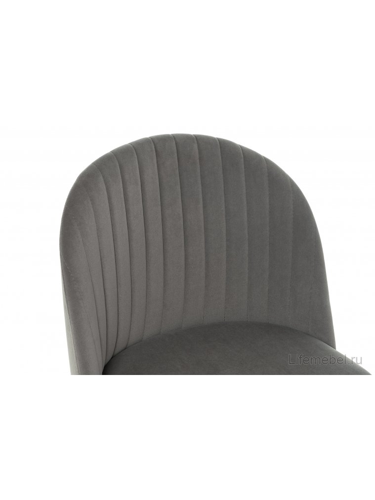 Стул на металлокаркасе Gabi 1 dark gray / black