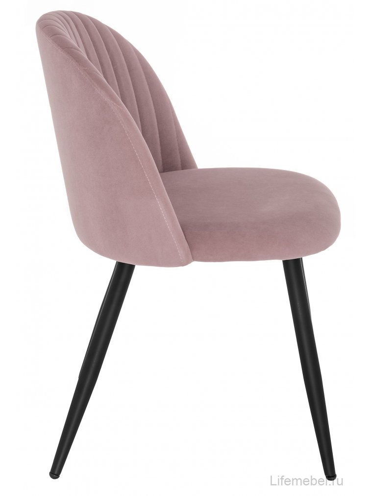 Стул на металлокаркасе Gabi 1 light purple / black