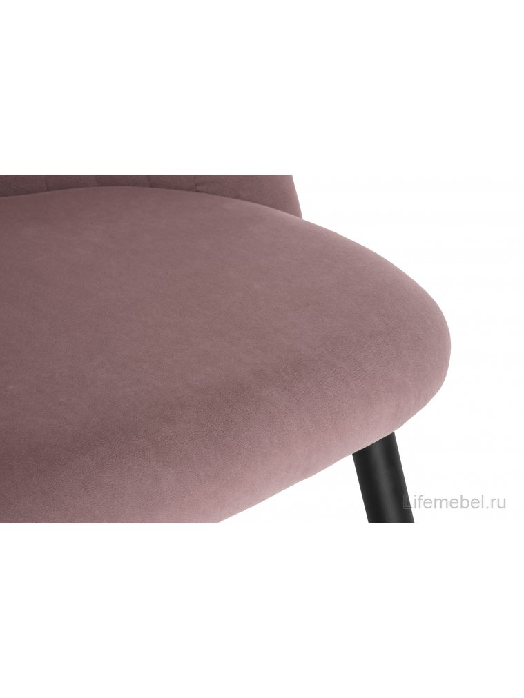 Стул на металлокаркасе Gabi 1 light purple / black