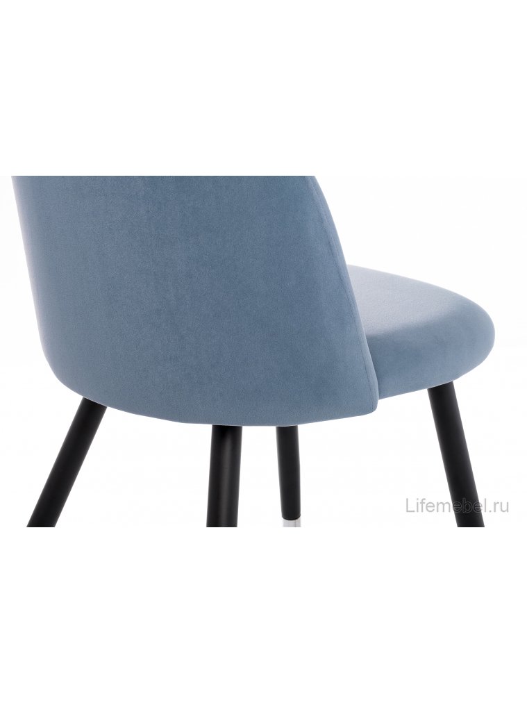 Стул на металлокаркасе Gabi blue / black