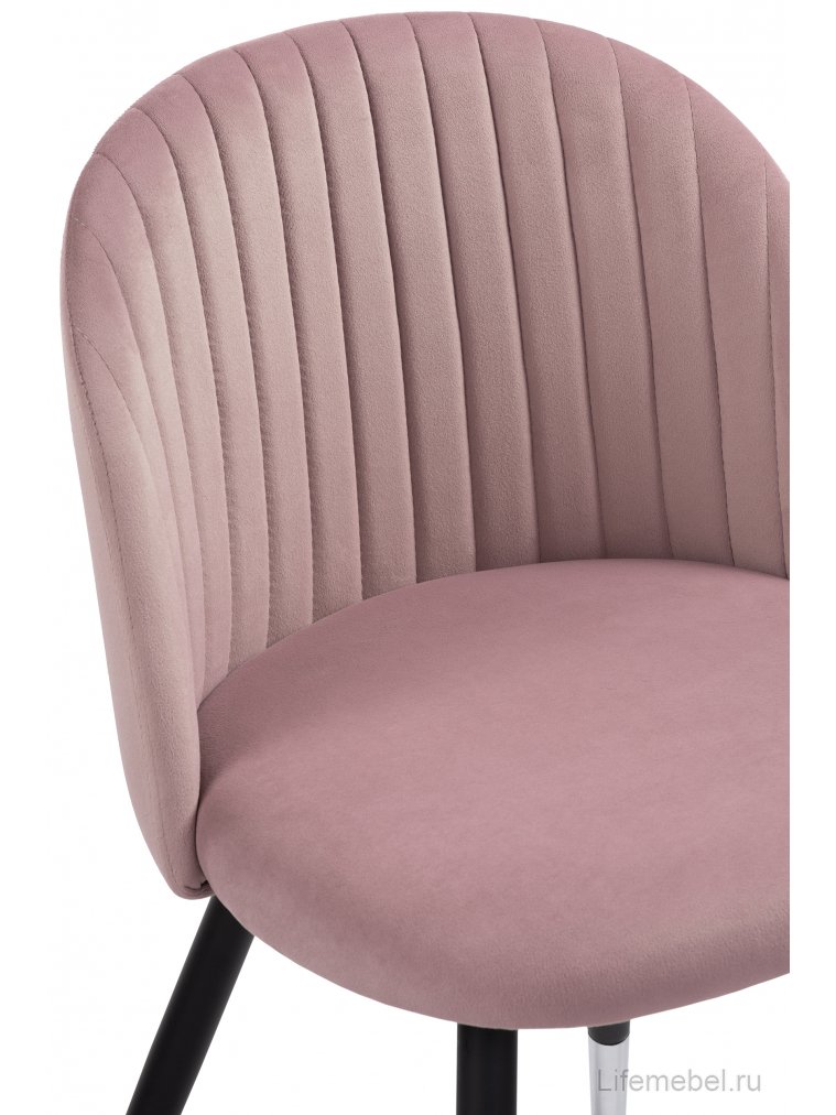Стул на металлокаркасе Gabi light purple / black