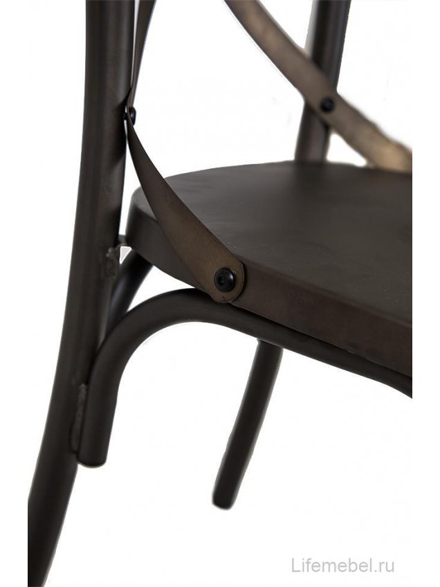 Стул на металлокаркасе N-33 gunmetal