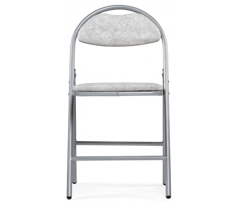 Стул на металлокаркасе Gikat белый мрамор / светлый мусс