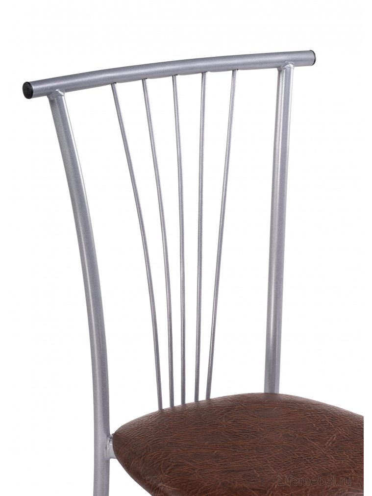 Стул на металлокаркасе Grigori горький шоколад / светлый мусс