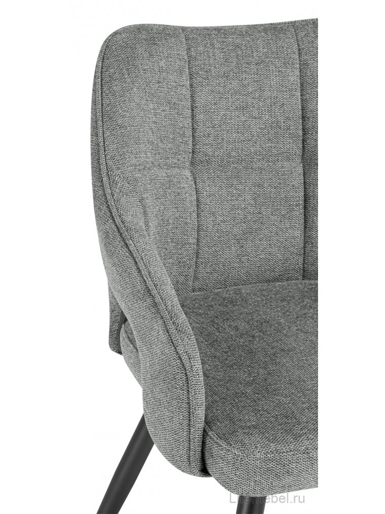 Стул на металлокаркасе Hera dark gray / black