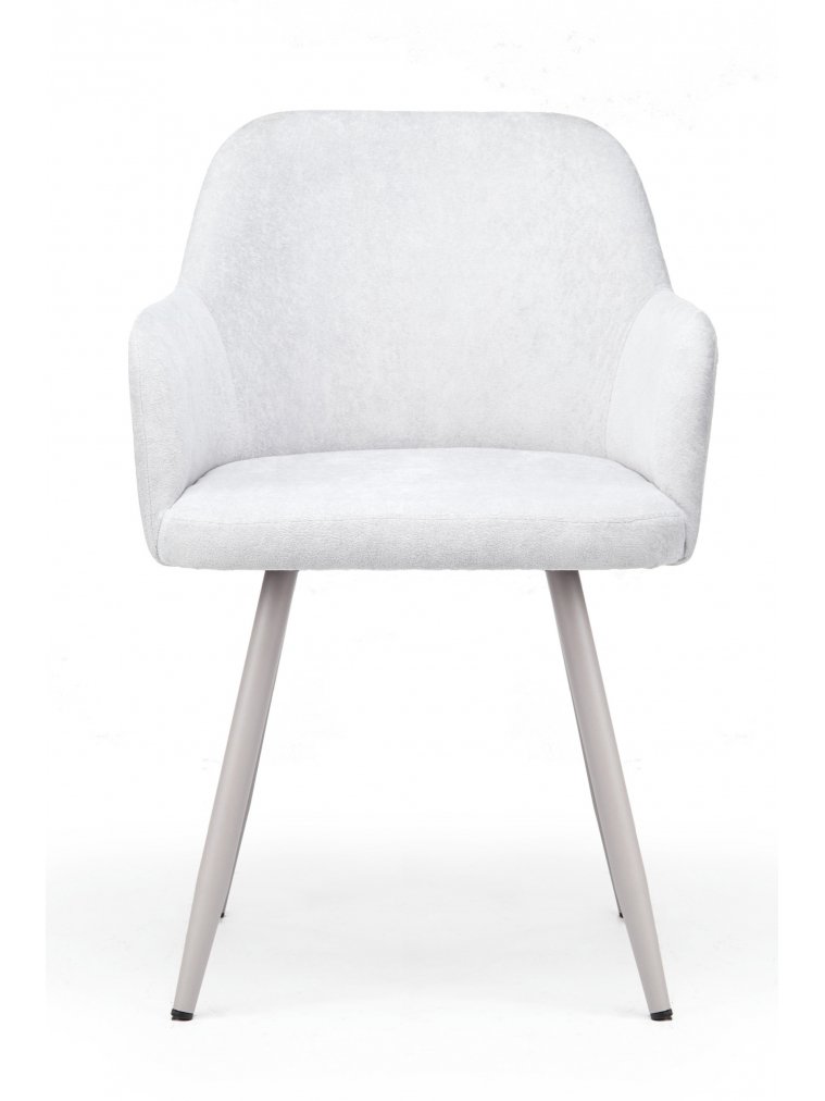 Стул на металлокаркасе Инфини светло-серый (ocean 021) / серый