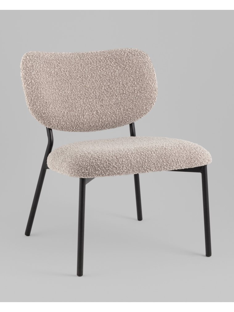 Стул на металлокаркасе Джеймс, серый