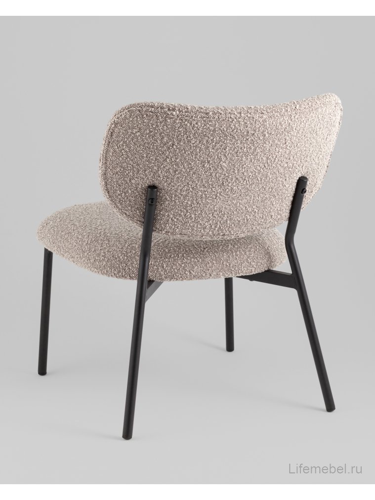 Стул на металлокаркасе Джеймс, серый