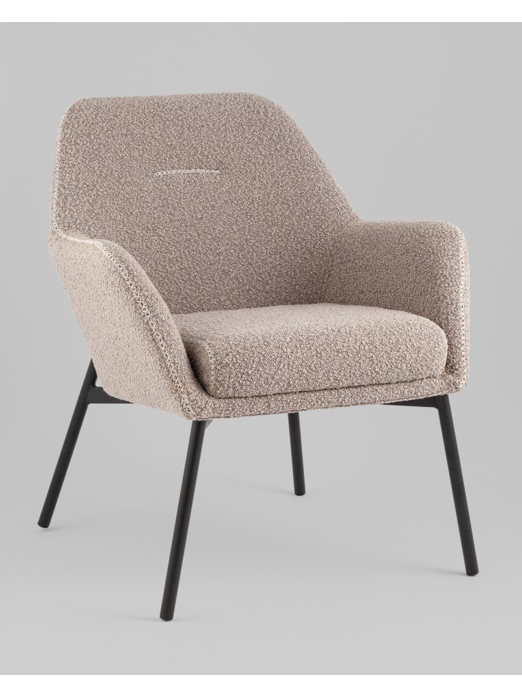 Стул на металлокаркасе Лусио, серый