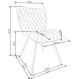Стул на металлокаркасе K360