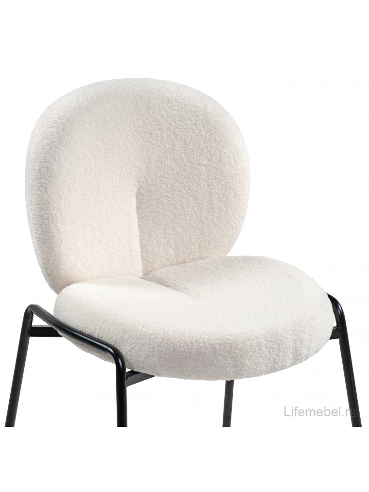 Стул на металлокаркасе Kalipso 1 white / black