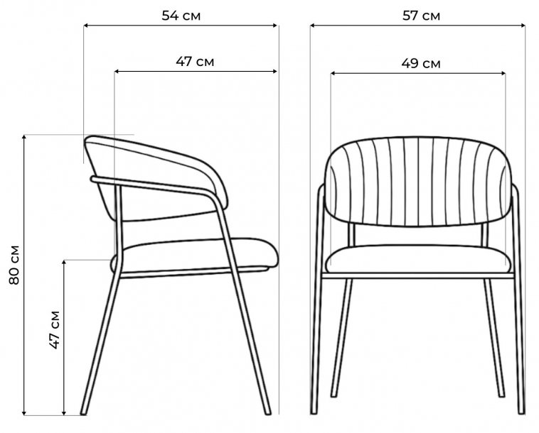 Стул на металлокаркасе Kamelia зеленый / золото
