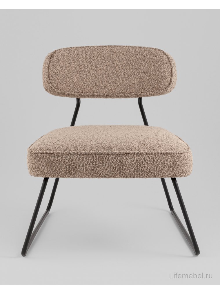 Стул на металлокаркасе Кайла, бежевый