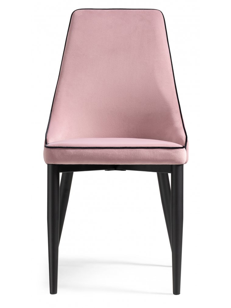 Стул на металлокаркасе Kora 1 light purple / black