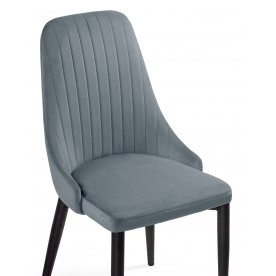 Стул на металлокаркасе Kora gray / black