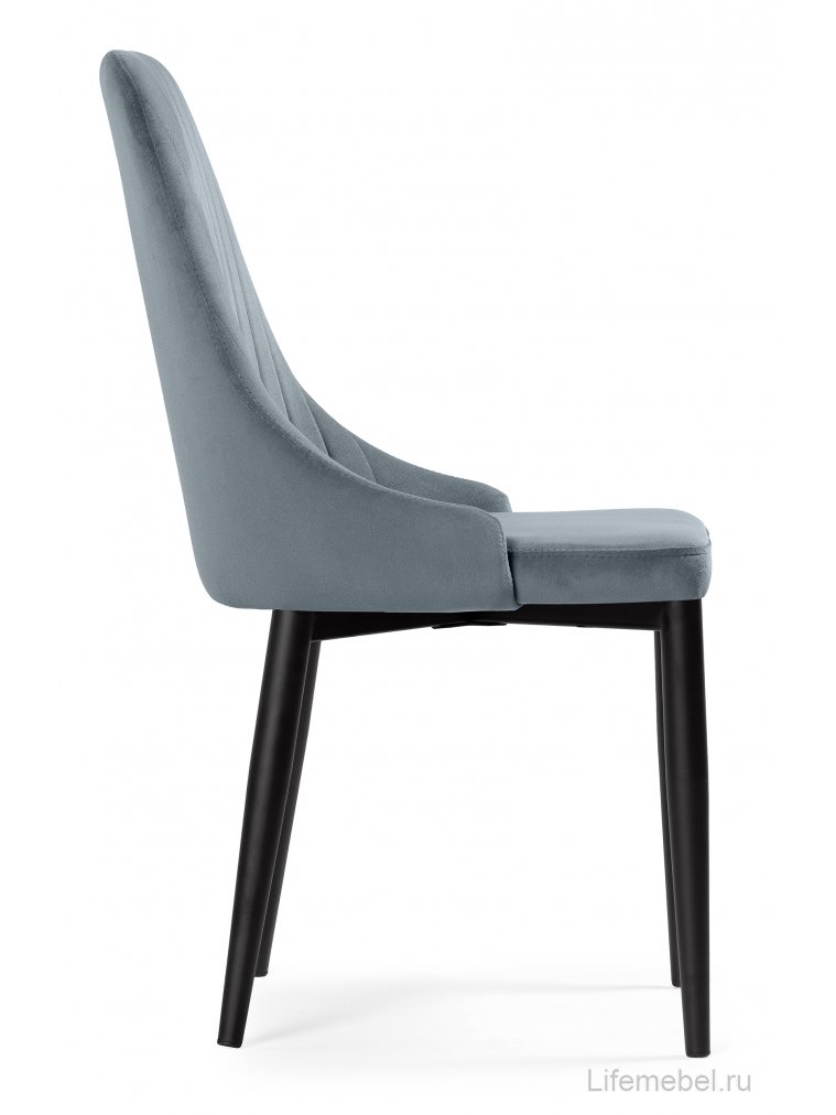 Стул на металлокаркасе Kora gray / black