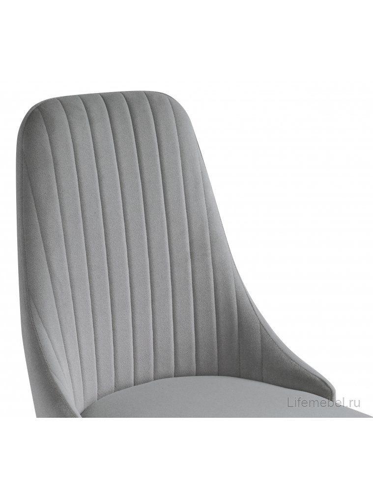 Стул на металлокаркасе Kora gray / white