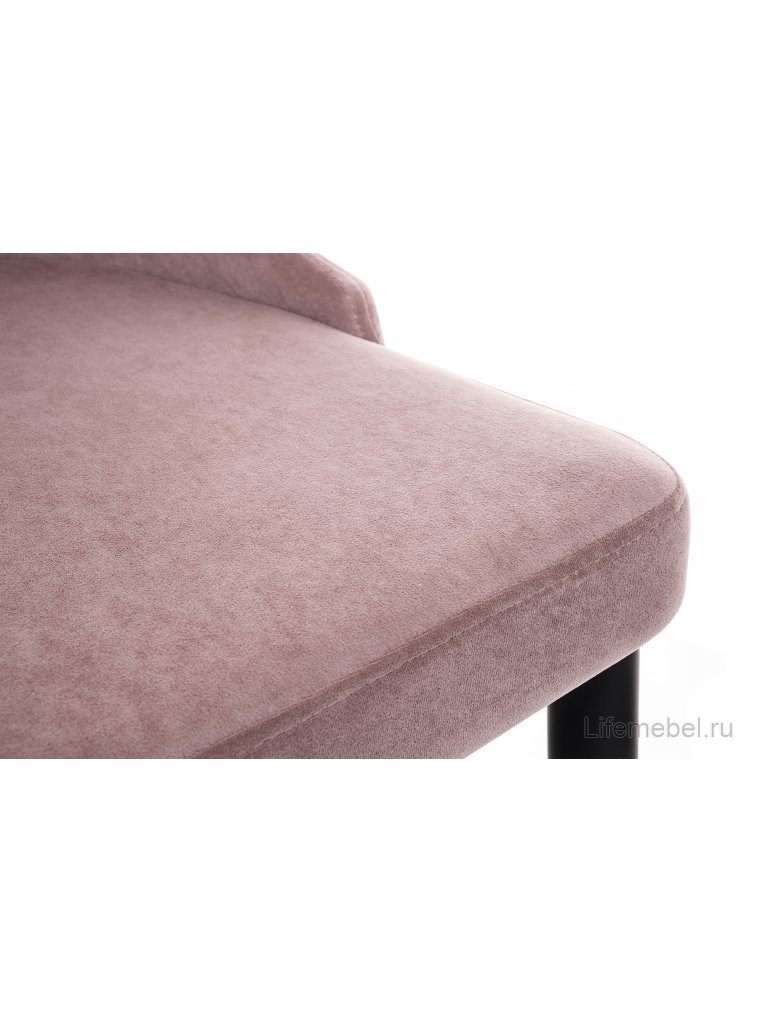 Стул на металлокаркасе Kora light purple / black