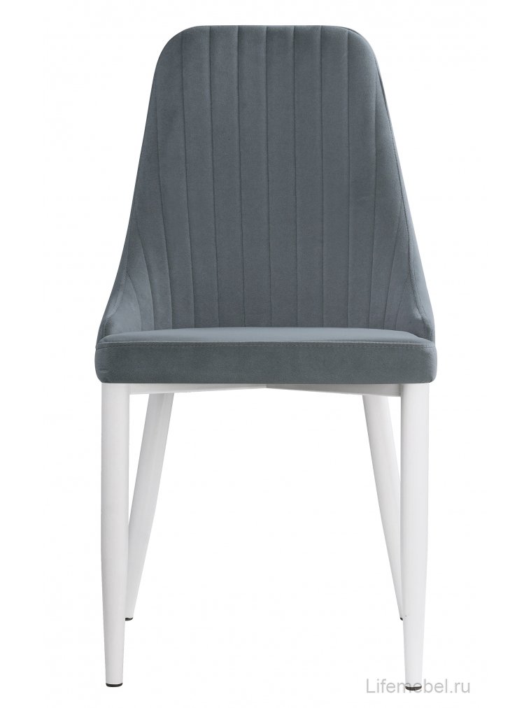 Стул на металлокаркасе Kora white / gray