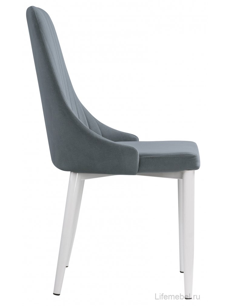 Стул на металлокаркасе Kora white / gray
