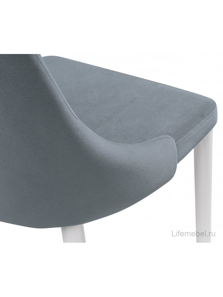 Стул на металлокаркасе Kora white / gray
