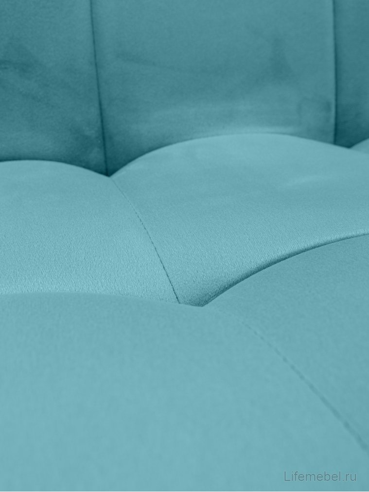 Стул на металлокаркасе Леон паутинка / аквамарин / чёрные ножки