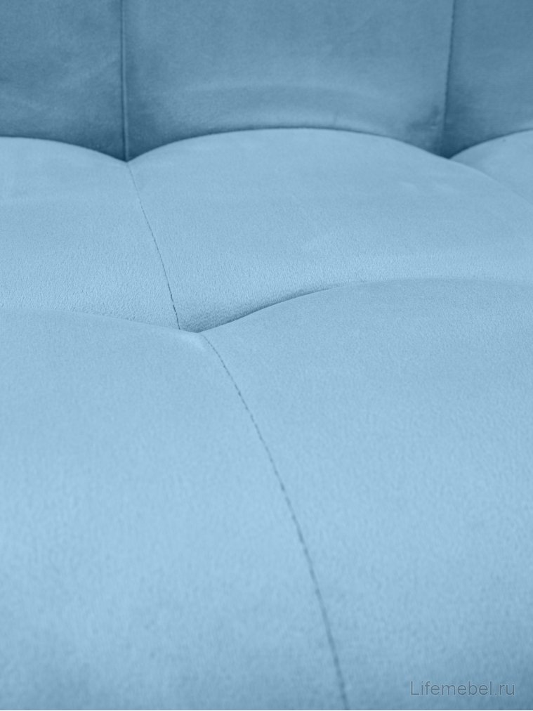 Стул на металлокаркасе Леон шарики / небесно-серый / белые ножки