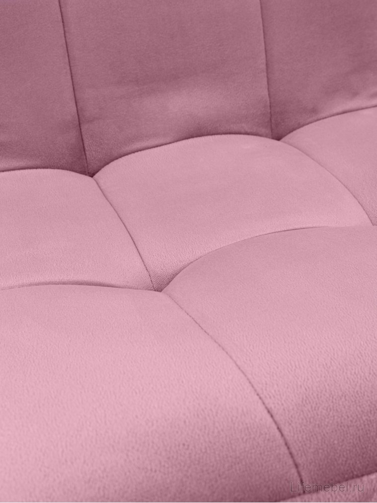 Стул на металлокаркасе Леон шарики / пудровый / чёрные ножки