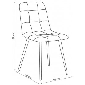 Стул на металлокаркасе Leset Скай Профиль