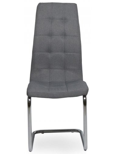 Стул на металлокаркасе LH-37 grey G028-28