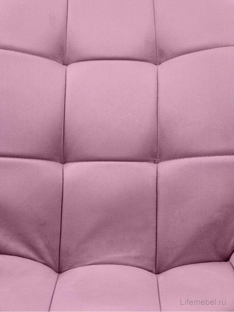 Стул на металлокаркасе Лира паутинка / пудровый / чёрные ножки