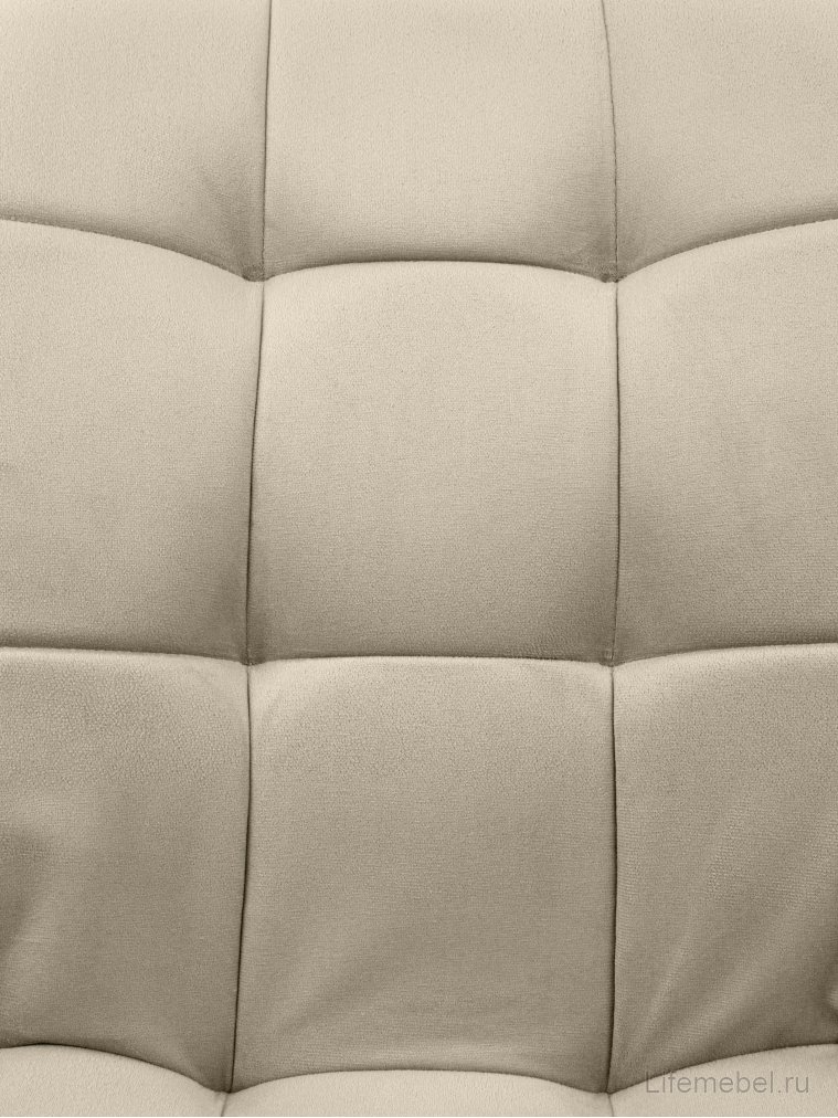 Стул на металлокаркасе Лира шарики / бежевый / чёрные ножки