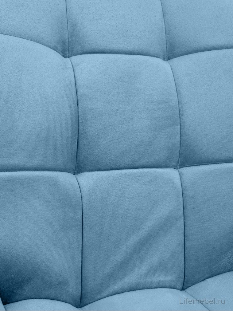 Стул на металлокаркасе Лира шарики / небесно-серый / белые ножки