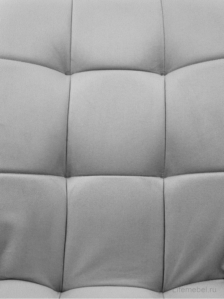 Стул на металлокаркасе Лира шарики / серый / чёрные ножки