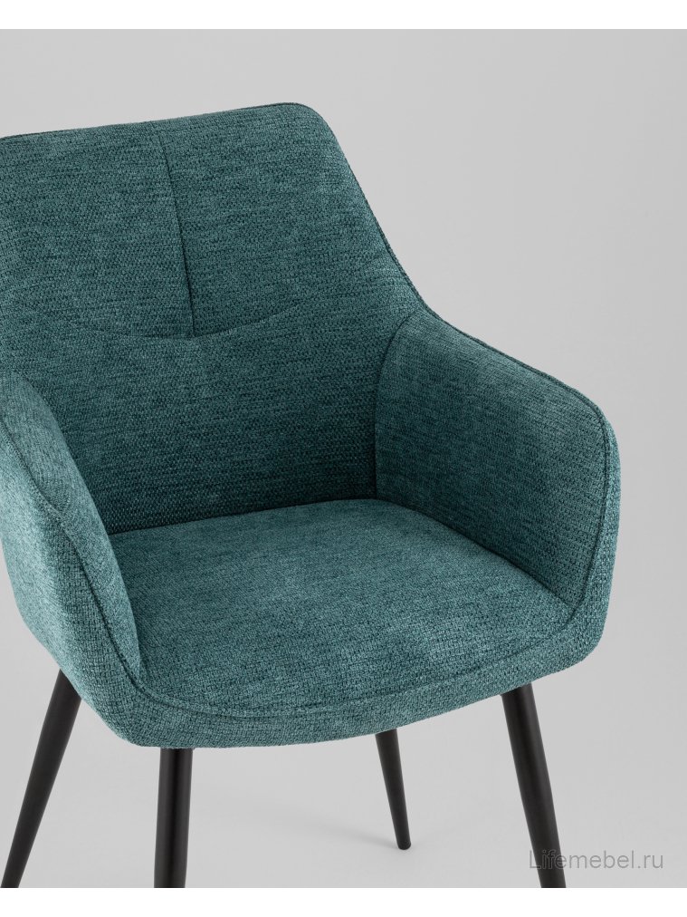 Стул на металлокаркасе Lynet, голубой