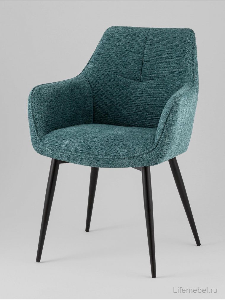 Стул на металлокаркасе Мерит, голубой