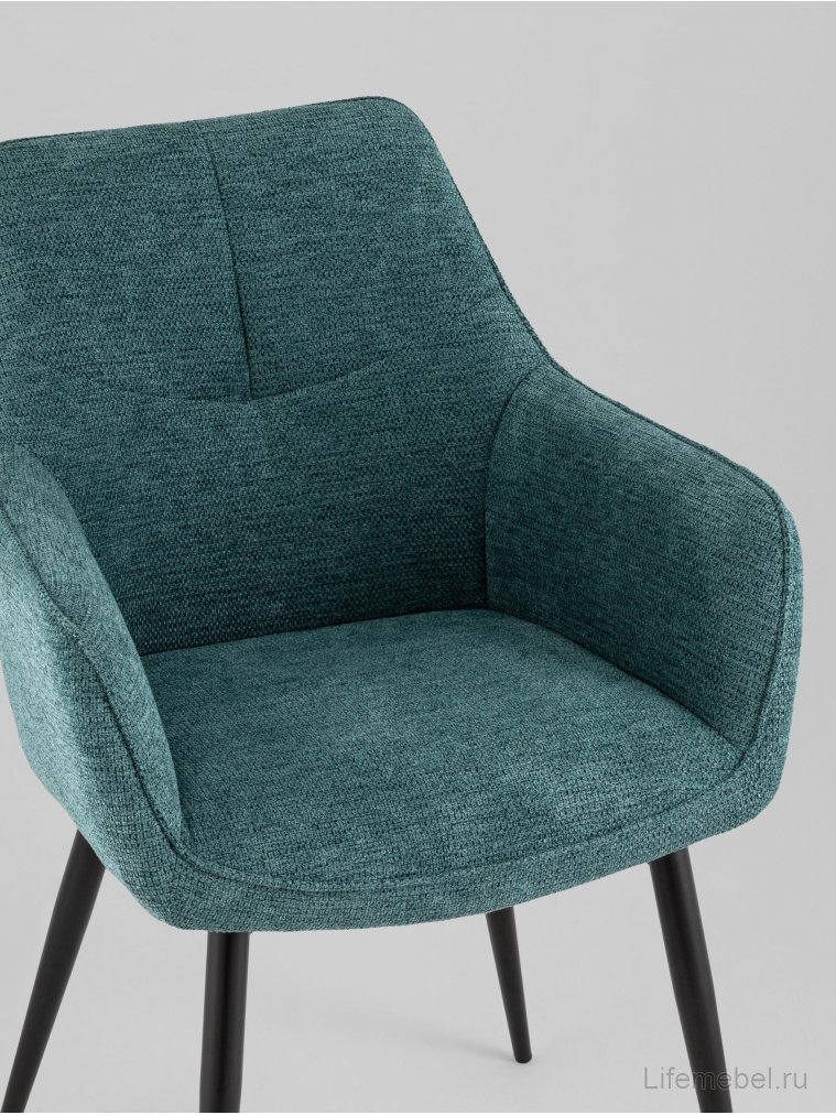 Стул на металлокаркасе Мерит, голубой