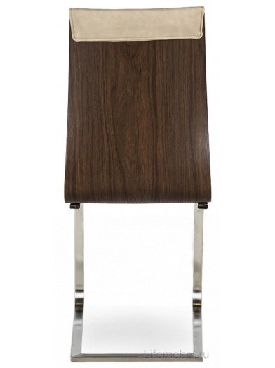 Стул на металлокаркасе SH-12 walnut / beige (5503)