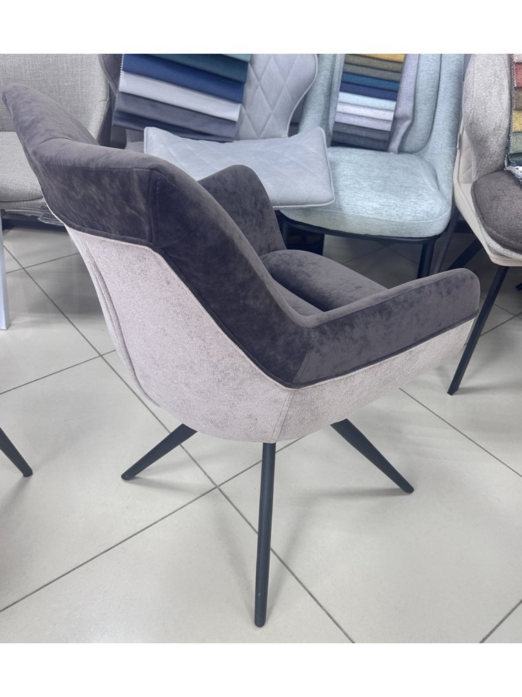 Стул на металлокаркасе Марк серый