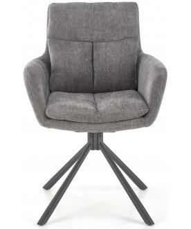 Дизайнерский стул K495 серый / черный