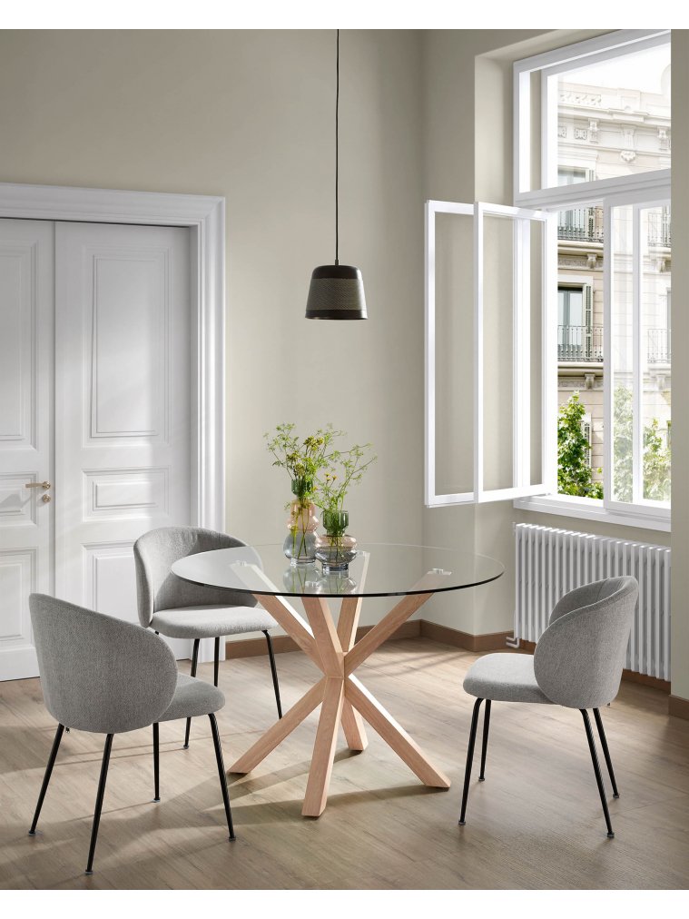 Стул на металлокаркасе Minna серый