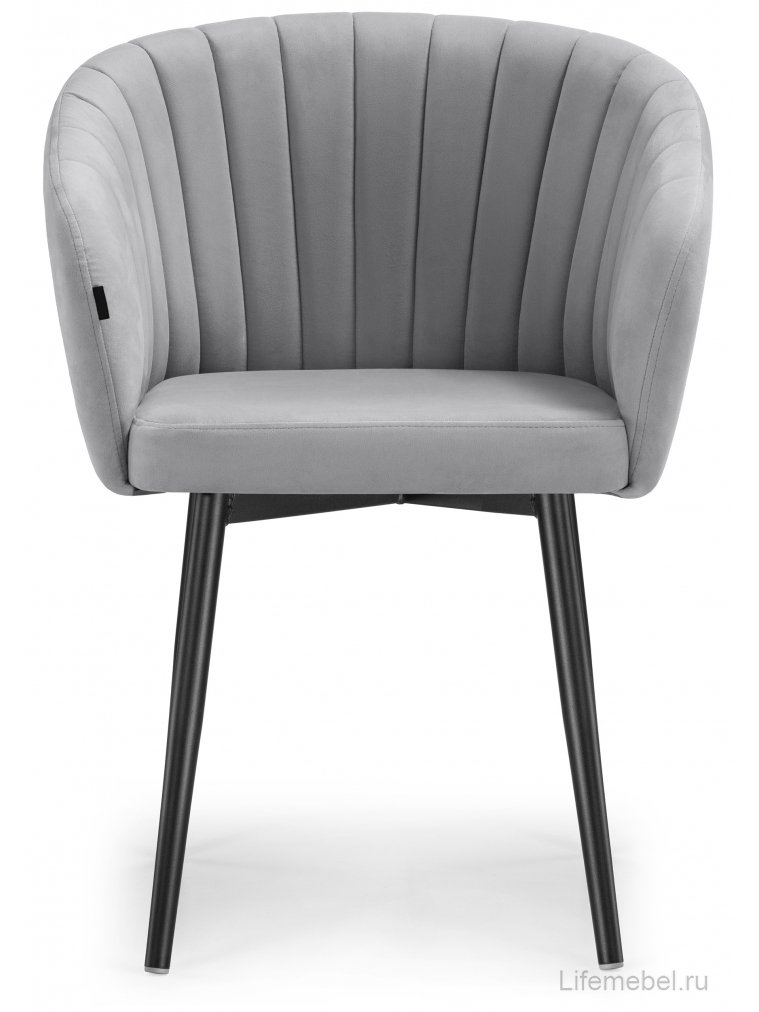 Стул на металлокаркасе Моншау velutto 52 / черный