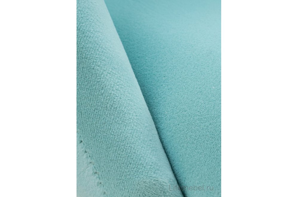 Стул на металлокаркасе Morgan light blue / black